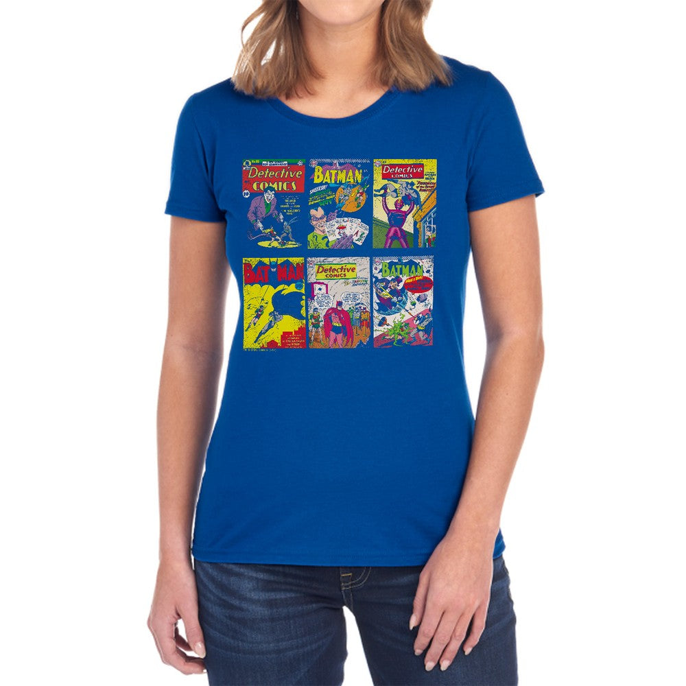Batman Bm Covers Licensed Women's T-Shirt Regular Fit MD