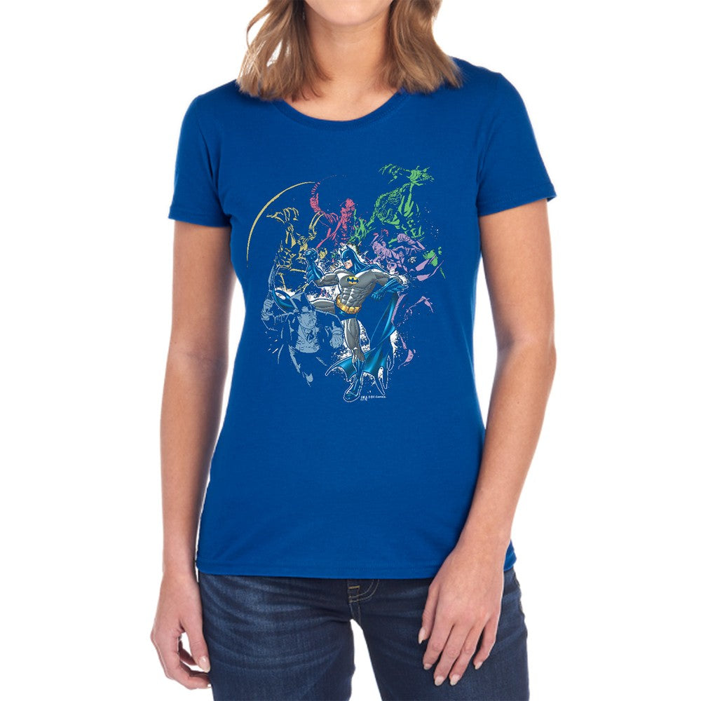Batman Surrounded Licensed Women's T-Shirt Regular Fit MD