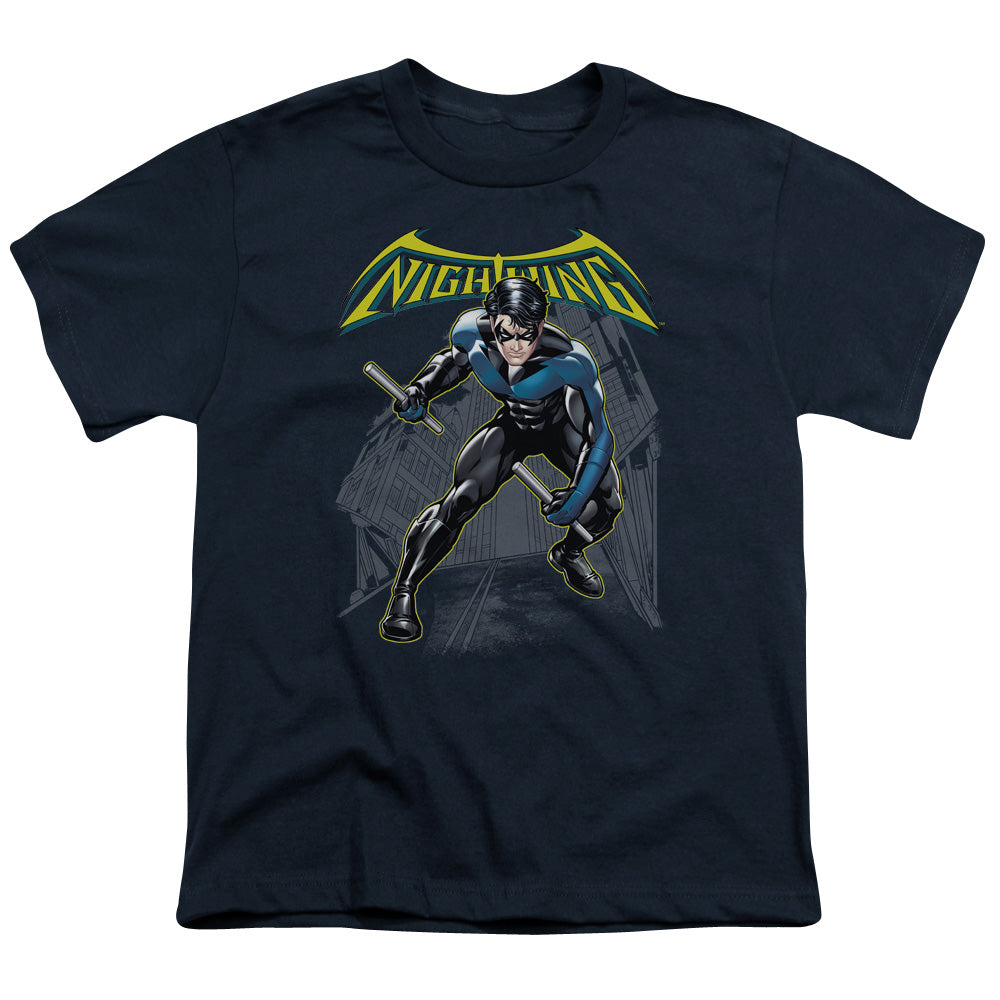 Batman Nightwing Licensed Kid's T-Shirt (Ages 4-7) XS-XL