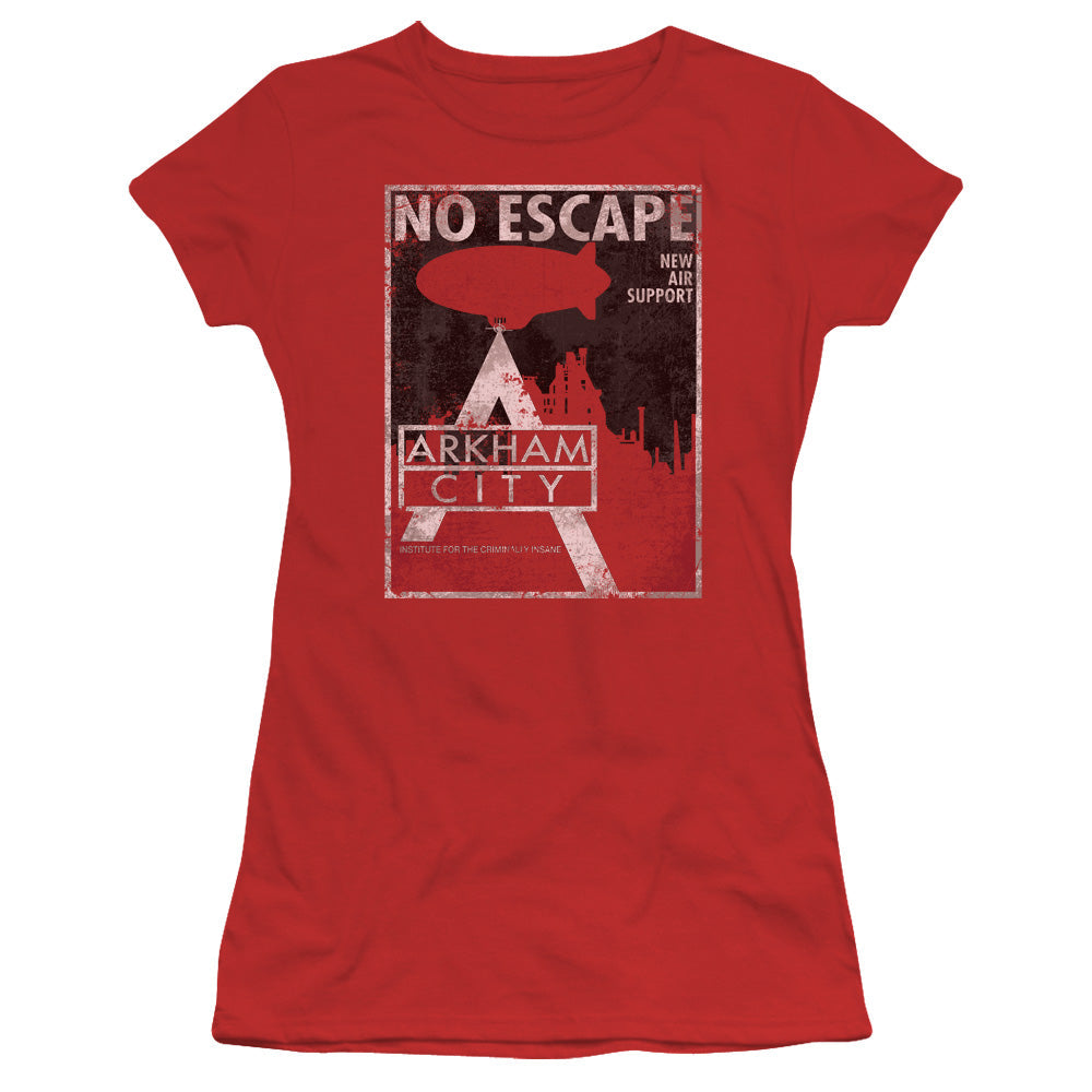 Arkham City No Escape Licensed Women's T-Shirt Juniors SM