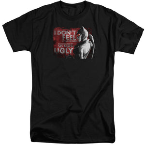 AN OFFCIALLY LICENSED ARKHAM CITY SO MUCH UGLY MEN'S TALL FIT T-SHIRT BLACK