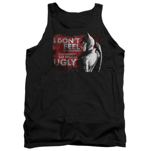 AN OFFCIALLY LICENSED ARKHAM CITY SO MUCH UGLY ADULT UNISEX TANK TOP BLACK