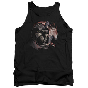 AN OFFCIALLY LICENSED ARKHAM CITY BLOOD MOON ADULT UNISEX TANK TOP BLACK