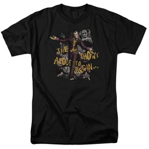 AN OFFCIALLY LICENSED ARKHAM CITY ABOUT TO BEGIN MEN'S REGULAR FIT T-SHIRT BLACK