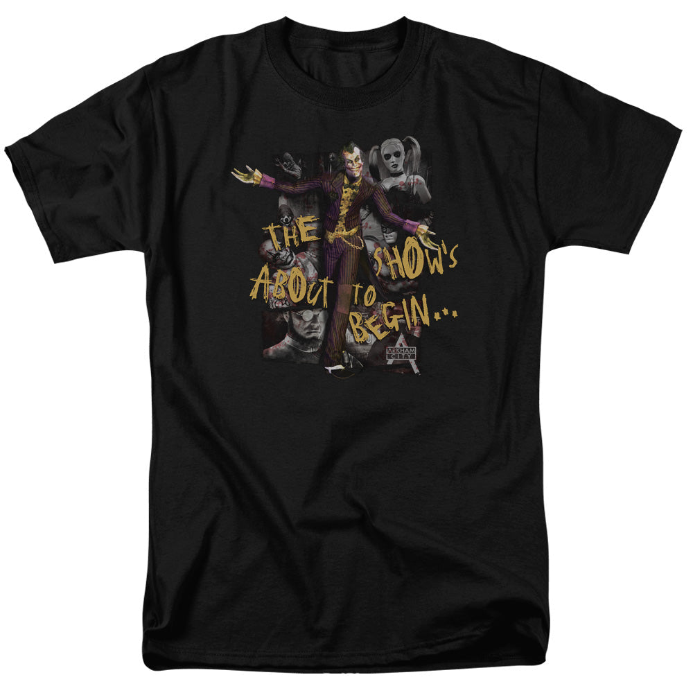 Arkham City About To Begin Licensed Adult Unisex T-Shirt Regular Fit Tee SM-3X