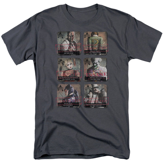 Arkham City Arkham Lineup Licensed Adult Unisex T-Shirt Regular Fit Tee SM-3X
