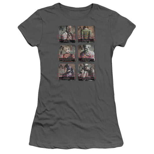 Arkham City Arkham Lineup Licensed Women's T-Shirt Juniors SM-XL