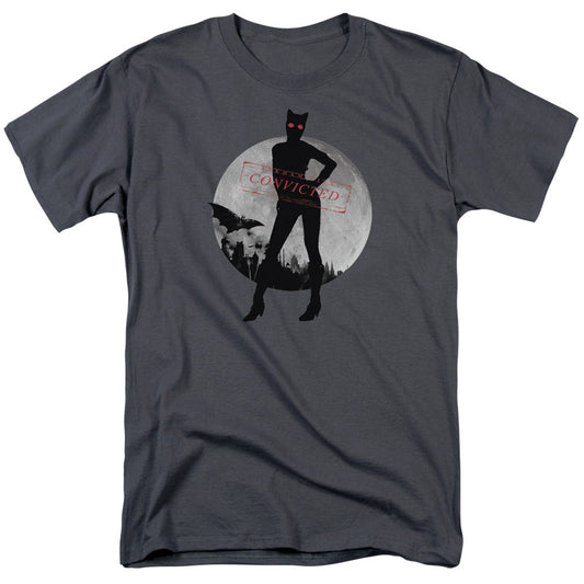 Arkham City Catwoman Convicted Licensed Adult Unisex T-Shirt Regular Fit Tee