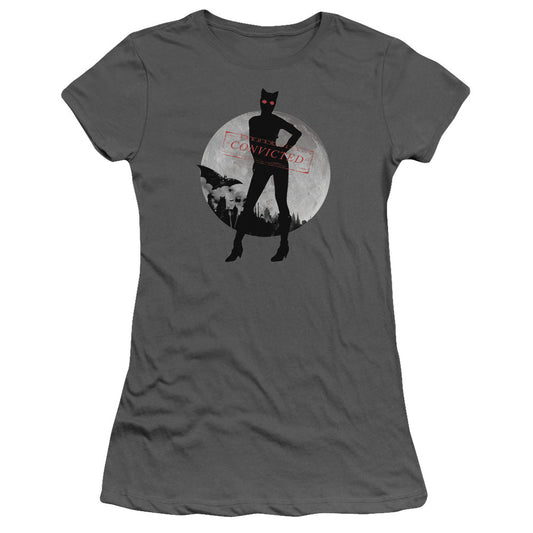 Arkham City Catwoman Convicted Licensed Women's T-Shirt Juniors SM-XL