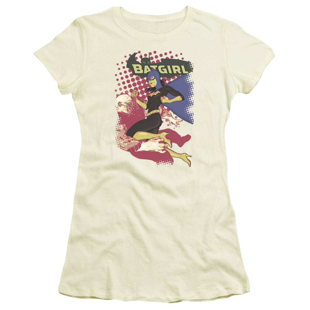 Batman Batgirl Crunch Licensed Women's T-Shirt Juniors LG