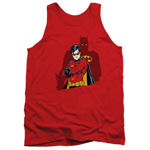 AN OFFCIALLY LICENSED BATMAN WINGMAN ADULT UNISEX TANK TOP RED