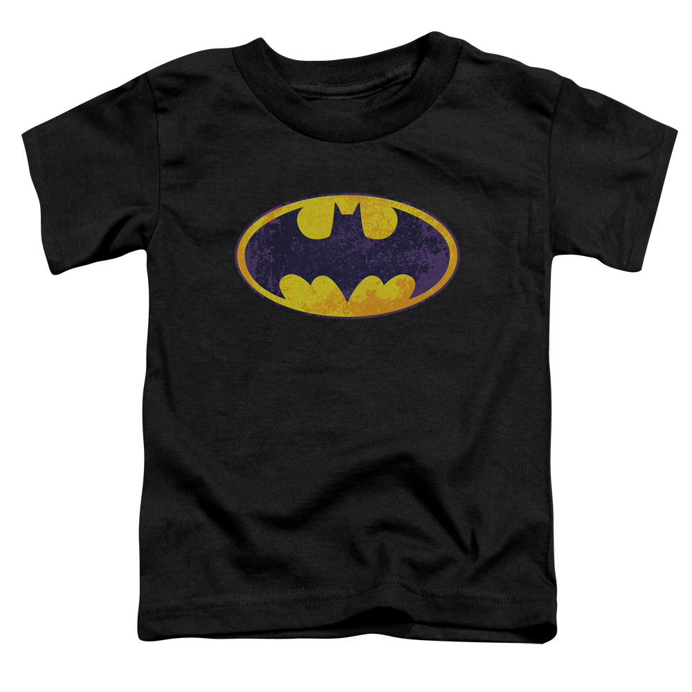 Batman Bm Neon Distress Logo Licensed Toddler T-Shirt SM-LG