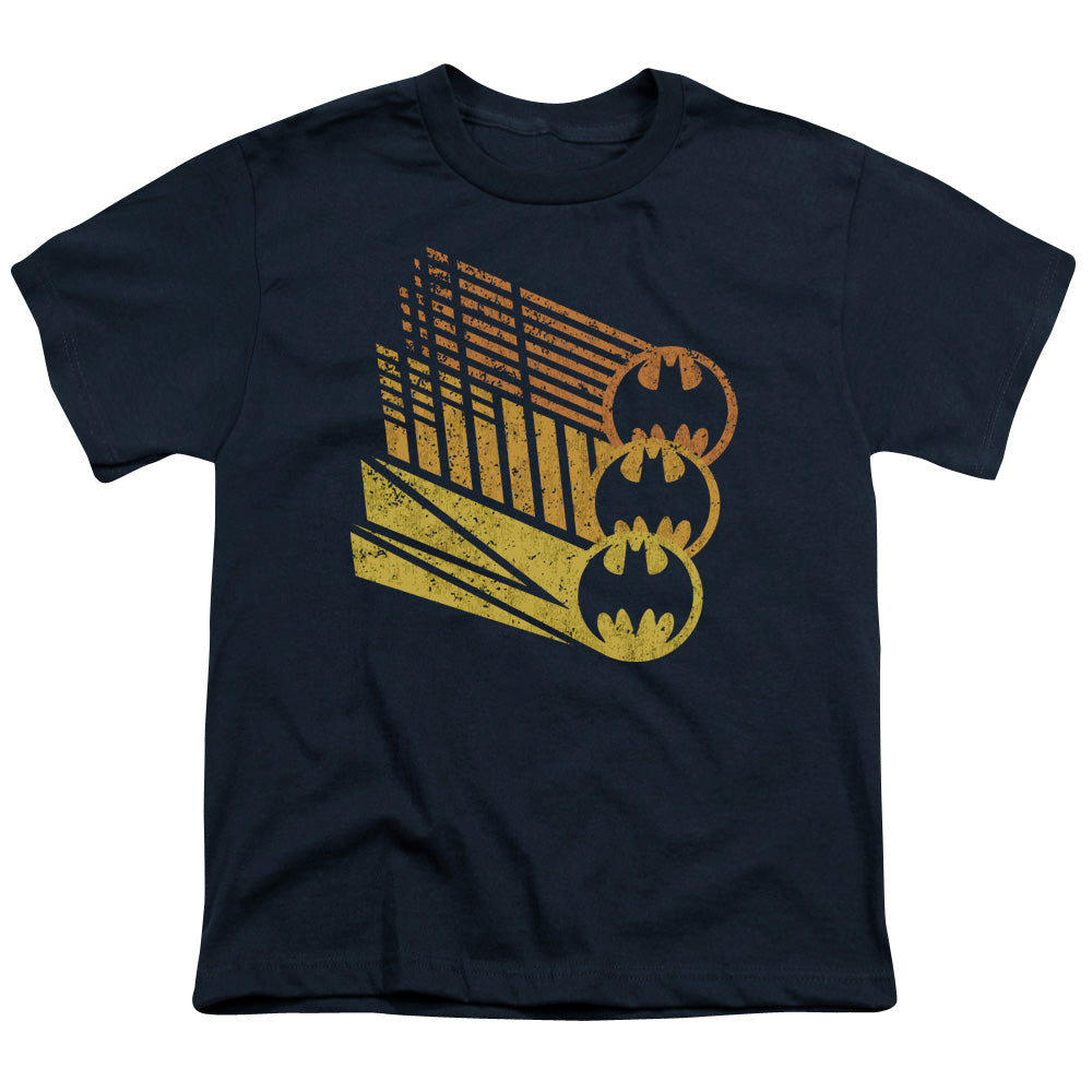 Batman Bat Signal Shapes Licensed Kid's T-Shirt (Ages 4-7) MD