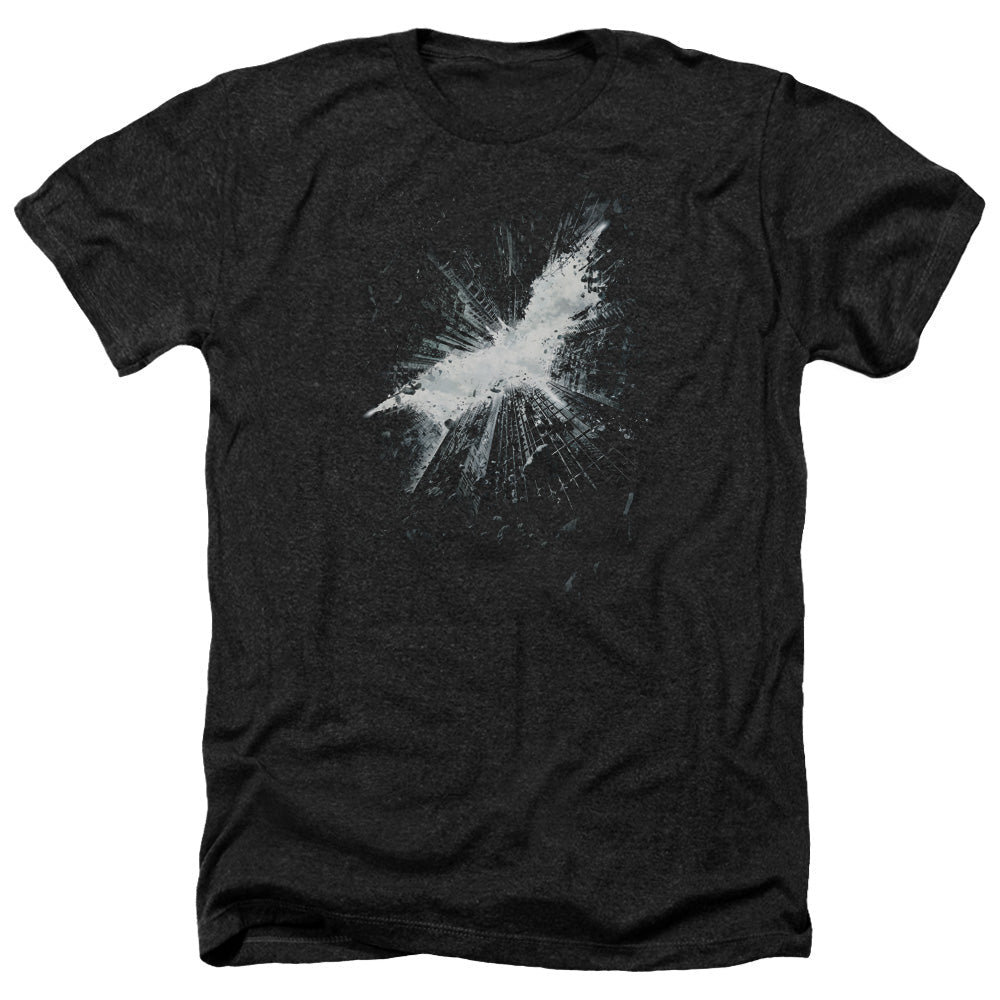Dark Knight Rises Teaser Poster Licensed Adult Unisex T-Shirt Heather Tee LG
