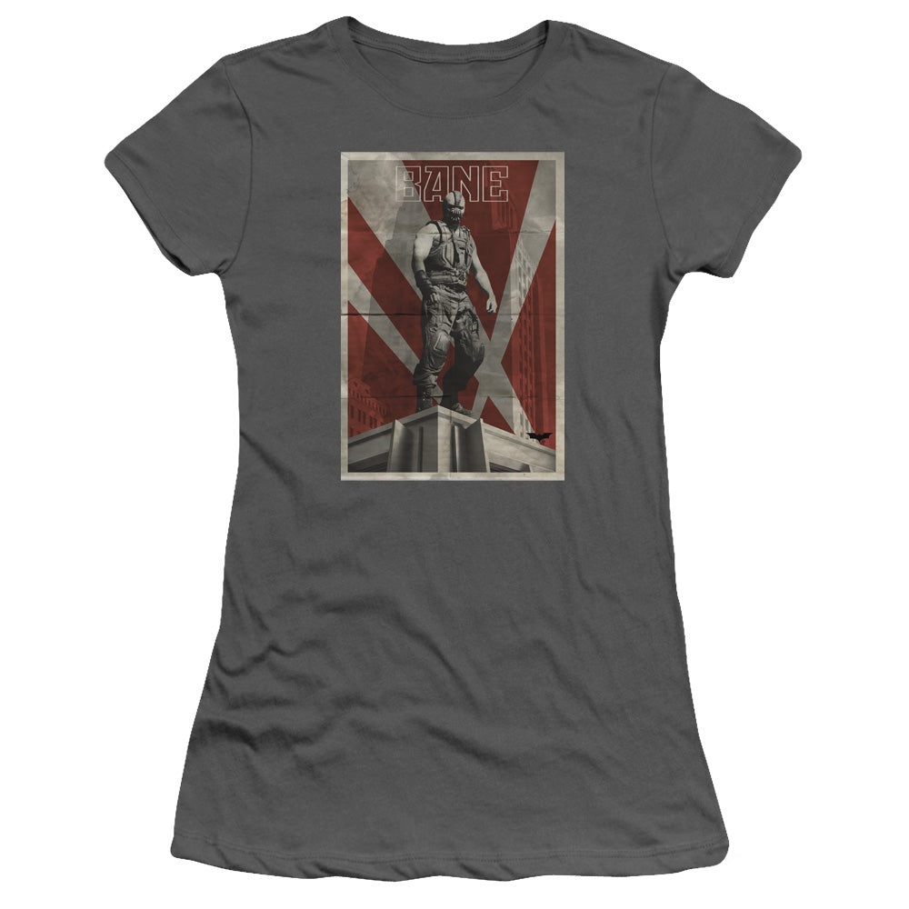 Dark Knight Rises Bane Rooftop Poster Licensed Women's T-Shirt Juniors SM-XL