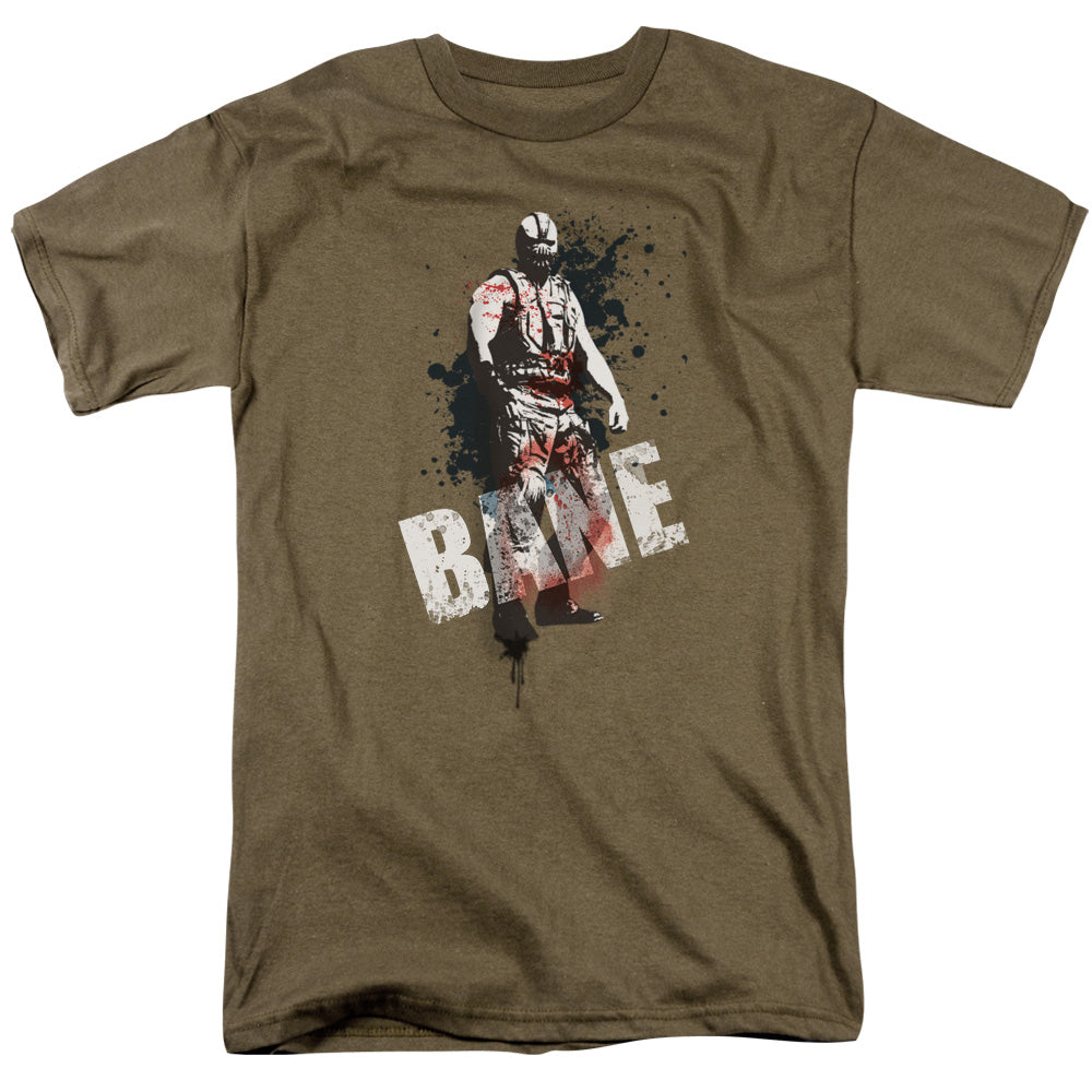Dark Knight Rises Bane Splatter Licensed Adult Unisex T-Shirt Regular Fit Tee