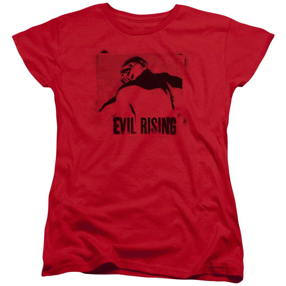 Dark Knight Rises Evil Rising Licensed Women's T-Shirt Regular Fit MD-LG