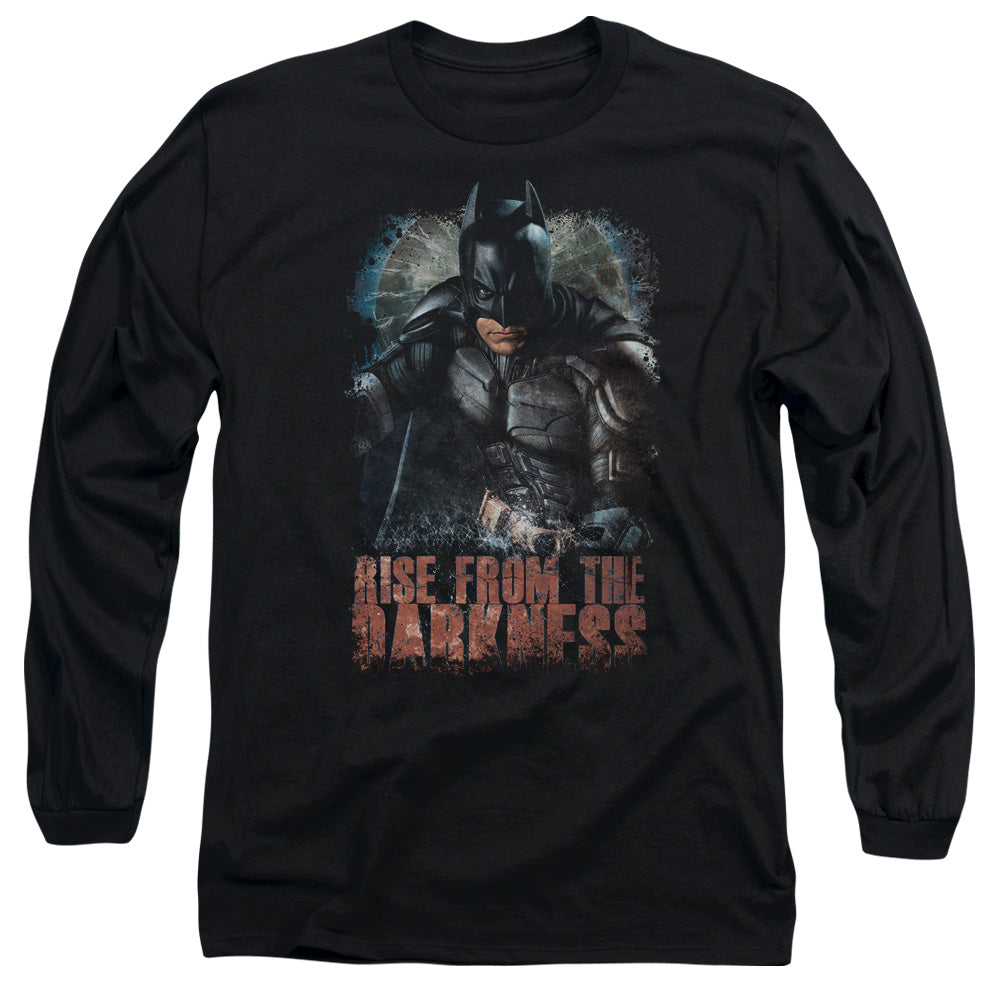 Dark Knight Rises Rise From Darkness Licensed Adult Unisex Long Sleeve T-Shirt