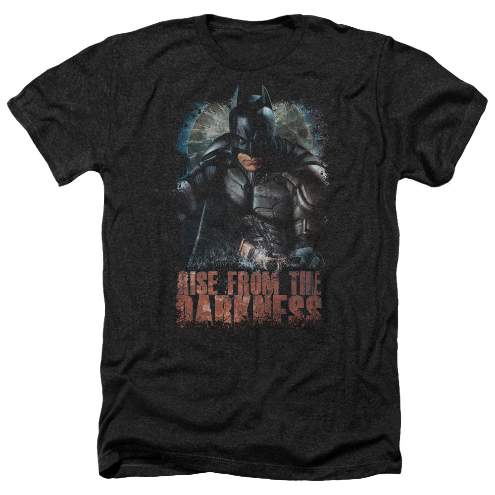 Dark Knight Rises Rise From Darkness Licensed Adult Unisex T-Shirt Heather Tee