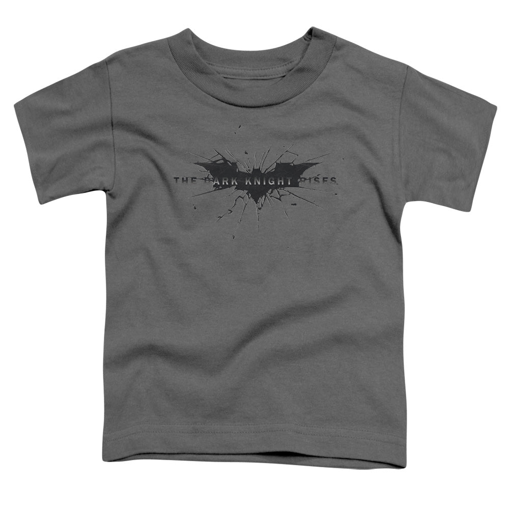 Dark Knight Rises Scratched Logo Licensed Toddler T-Shirt LG