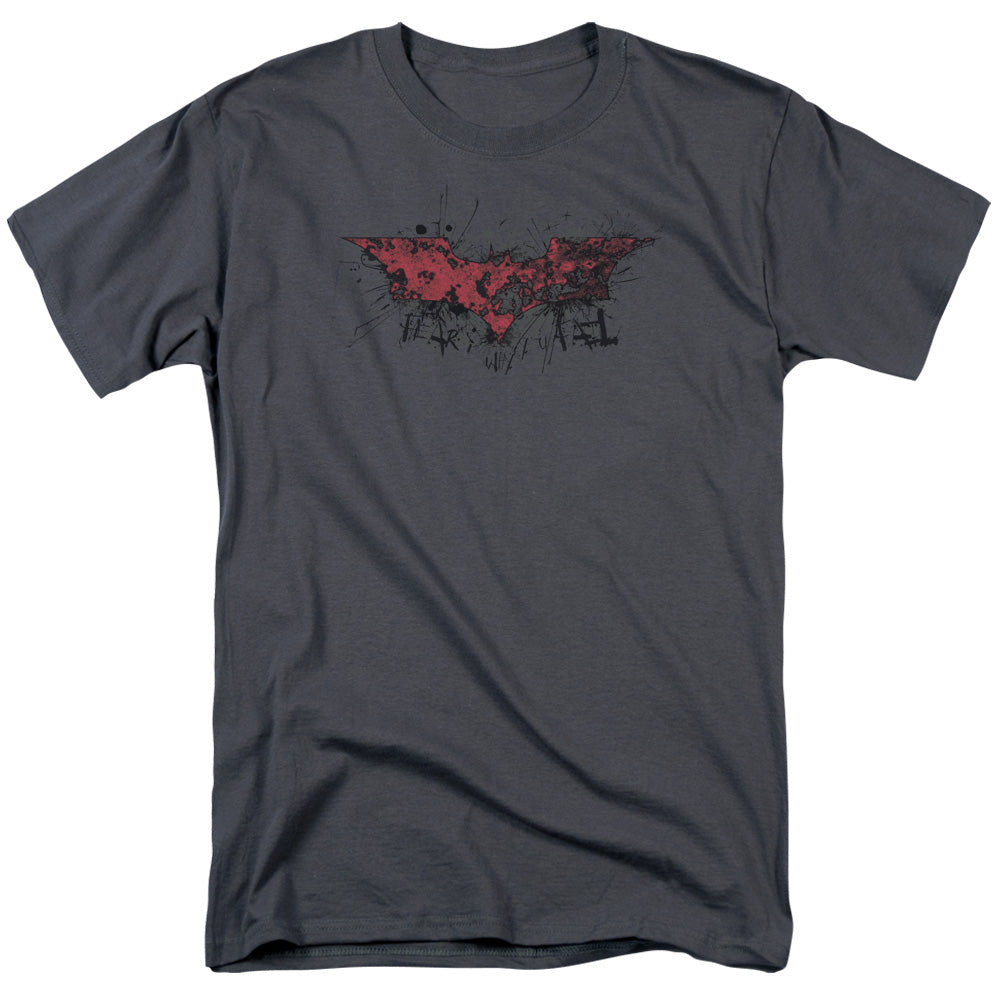 Dark Knight Rises Fear Logo Licensed Adult Unisex T-Shirt Regular Fit Tee SM-3X
