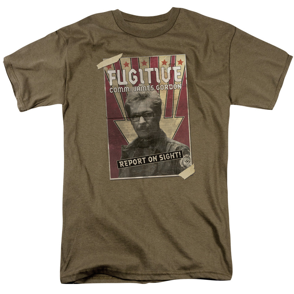 Dark Knight Rises Fugative Licensed Adult Unisex T-Shirt Regular Fit Tee SM-3X
