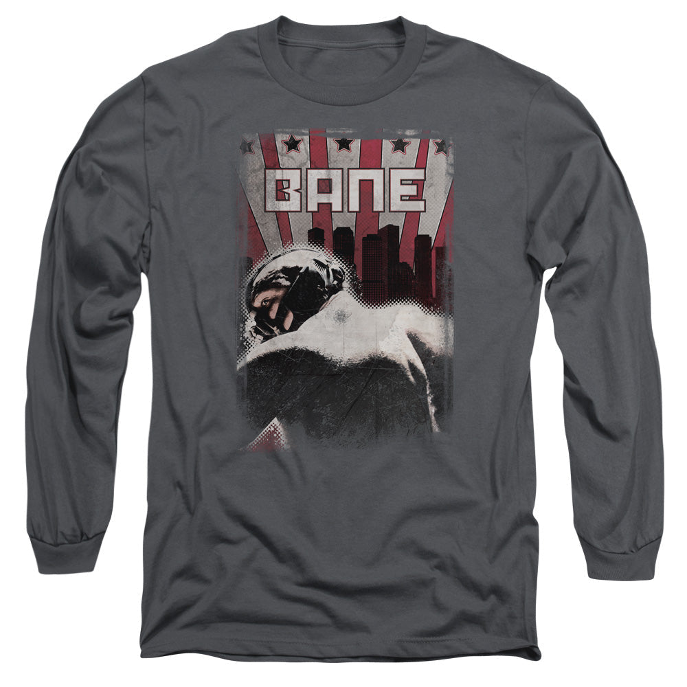 Dark Knight Rises Bane Poster Licensed Adult Unisex Long Sleeve T-Shirt SM-2X