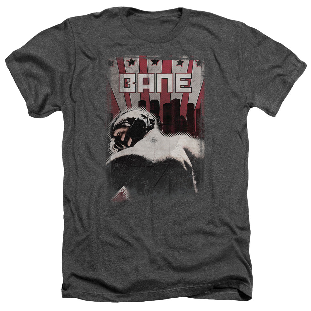 Dark Knight Rises Bane Poster Licensed Adult Unisex T-Shirt Heather Tee LG