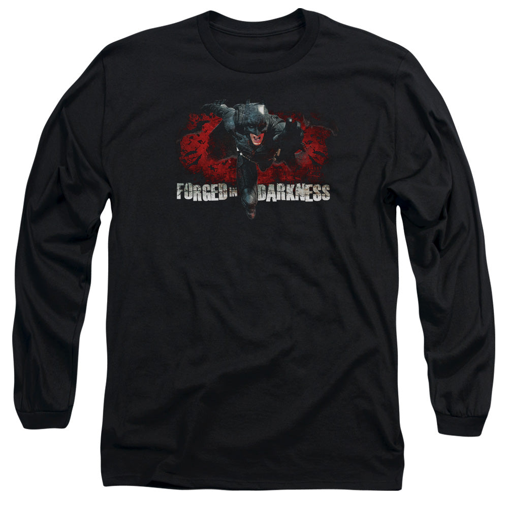 Dark Knight Rises Forged In Darkness Licensed Adult Unisex Long Sleeve T-Shirt