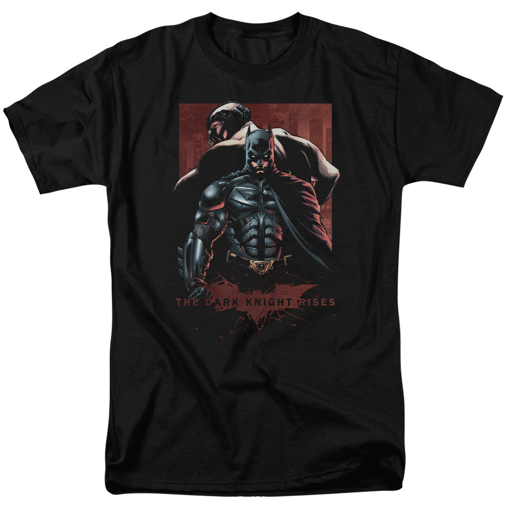 Dark Knight Rises Batman & Bane Licensed Adult Unisex T-Shirt Regular Fit Tee