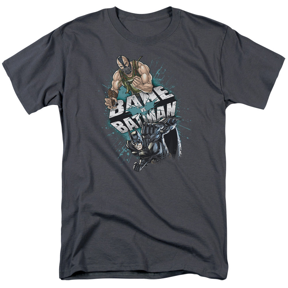 Dark Knight Rises Bane Vs Batman Licensed Adult Unisex T-Shirt Regular Fit Tee