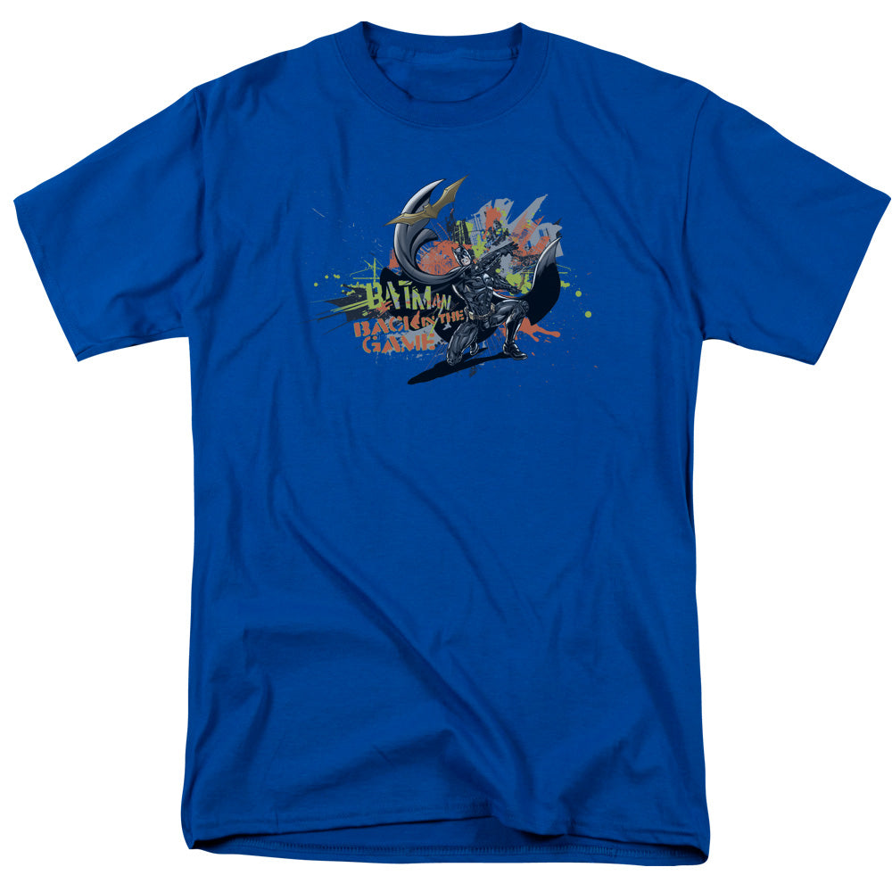 Dark Knight Rises Back In The Game Licensed Adult Unisex T-Shirt Regular Fit Tee