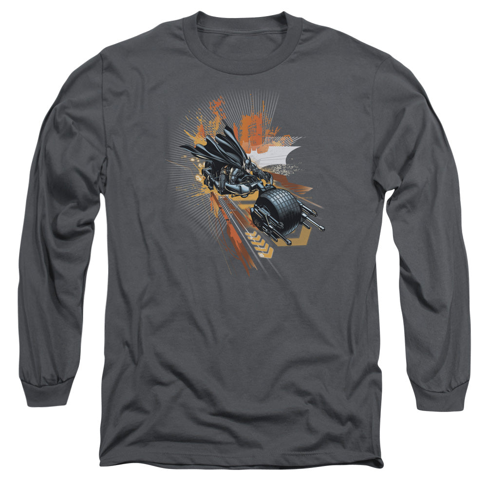 Dark Knight Rises Batpod Licensed Adult Unisex Long Sleeve T-Shirt LG