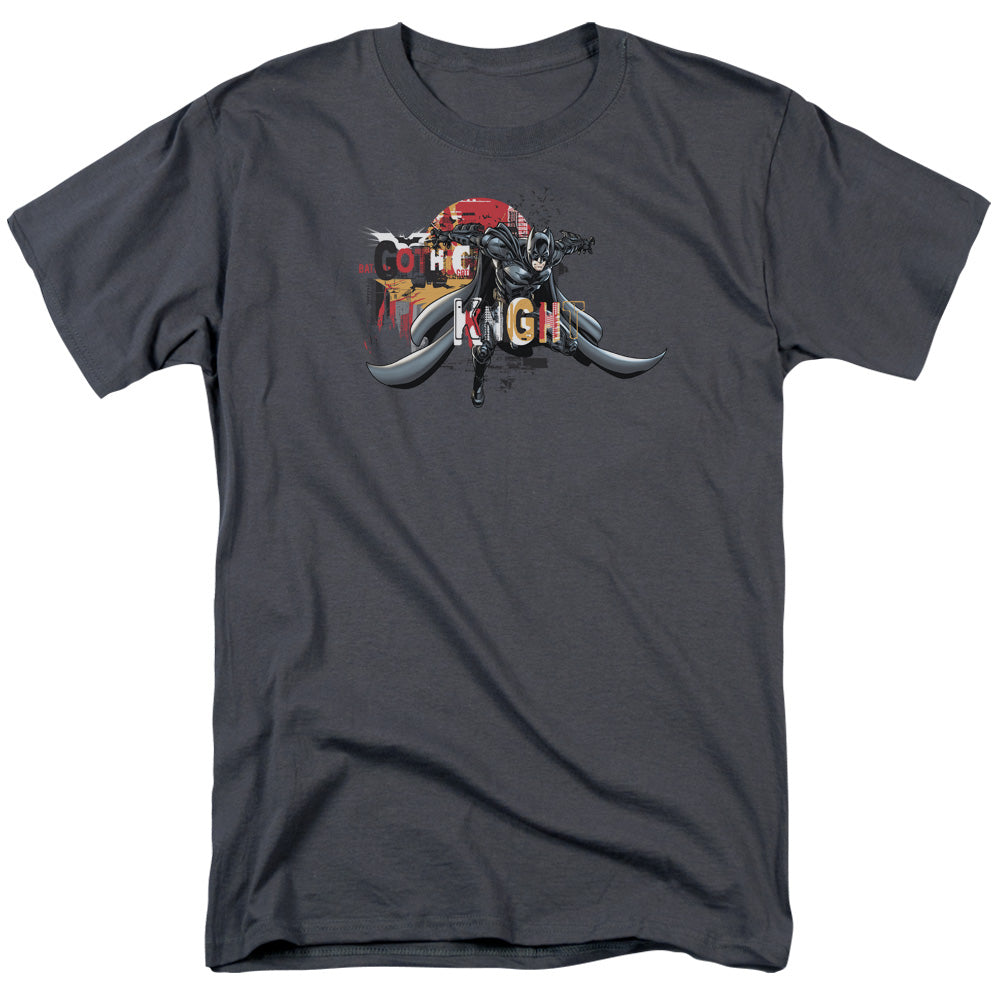 Dark Knight Rises Gothic Knight Licensed Adult Unisex T-Shirt Regular Fit Tee