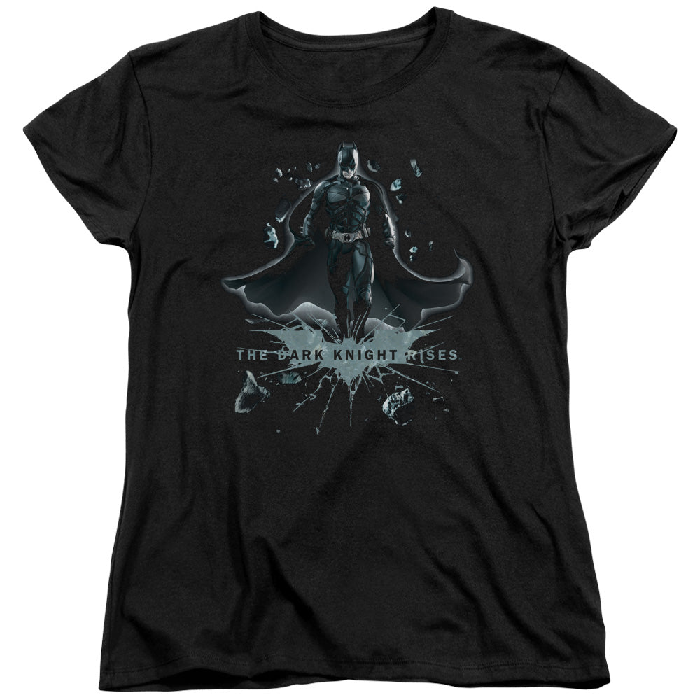 Dark Knight Rises Break Through Licensed Women's T-Shirt Regular Fit LG-XL