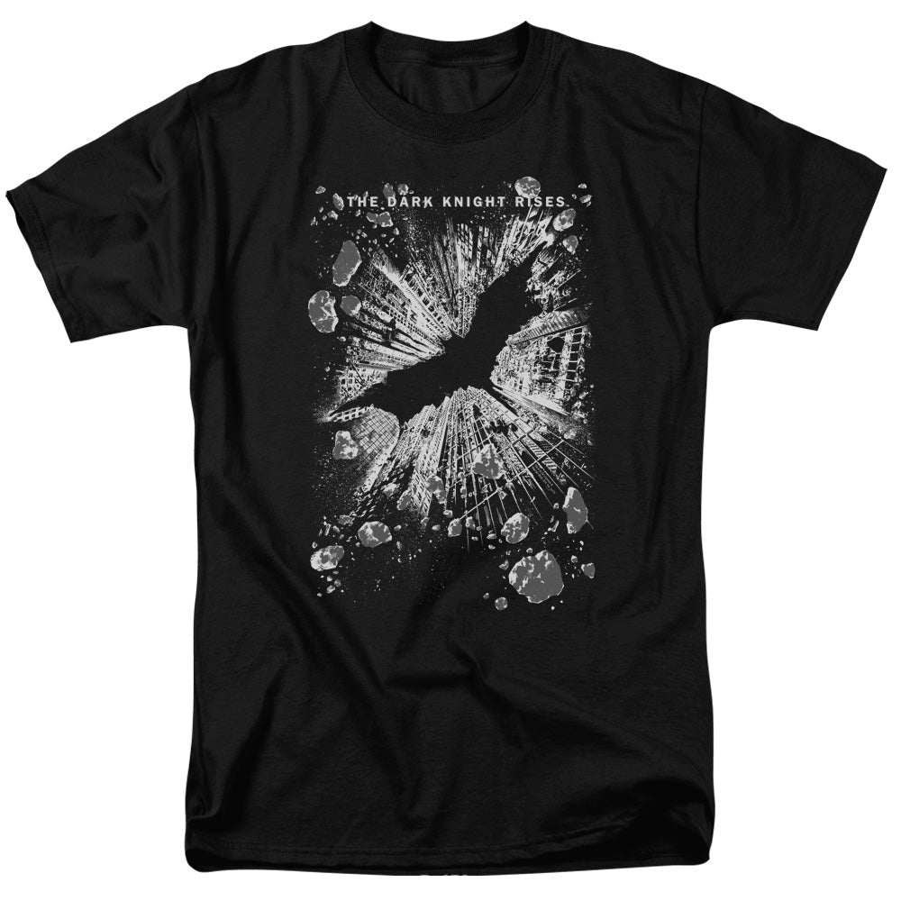 Dark Knight Rises Crumbled Licensed Adult Unisex T-Shirt Regular Fit Tee MD-XL