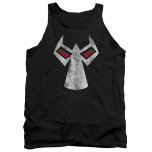 AN OFFCIALLY LICENSED BATMAN BANE MASK ADULT UNISEX TANK TOP BLACK