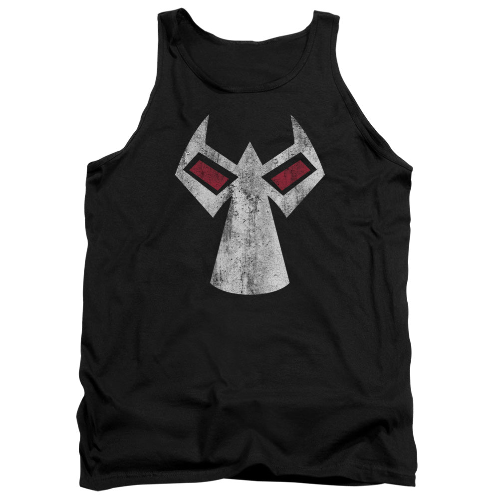 AN OFFCIALLY LICENSED BATMAN BANE MASK ADULT UNISEX TANK TOP BLACK