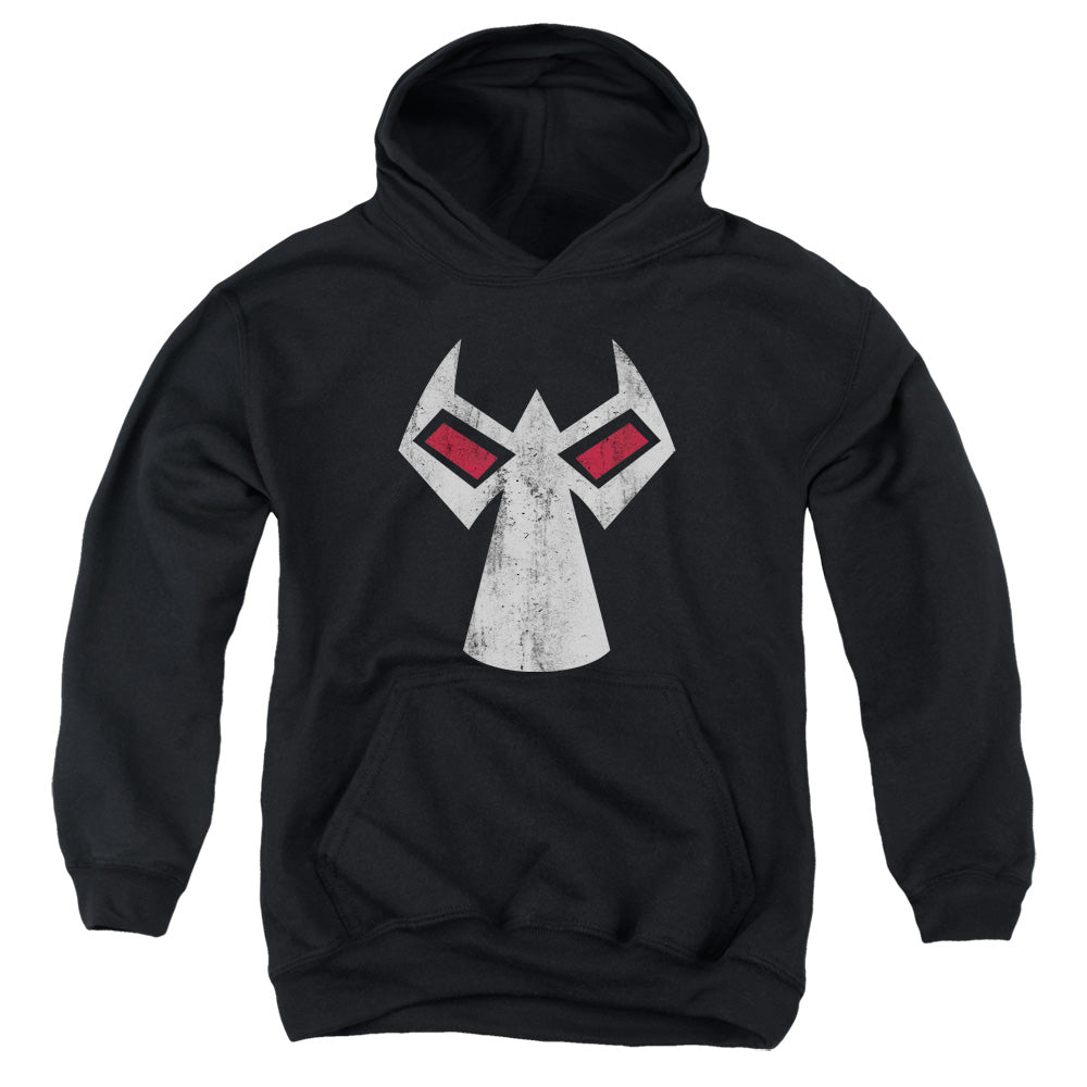 AN OFFCIALLY LICENSED BATMAN BANE MASK YOUTH HOODIE BLACK
