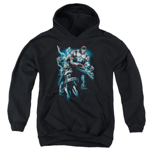 AN OFFCIALLY LICENSED BATMAN EVIL RISING YOUTH HOODIE BLACK