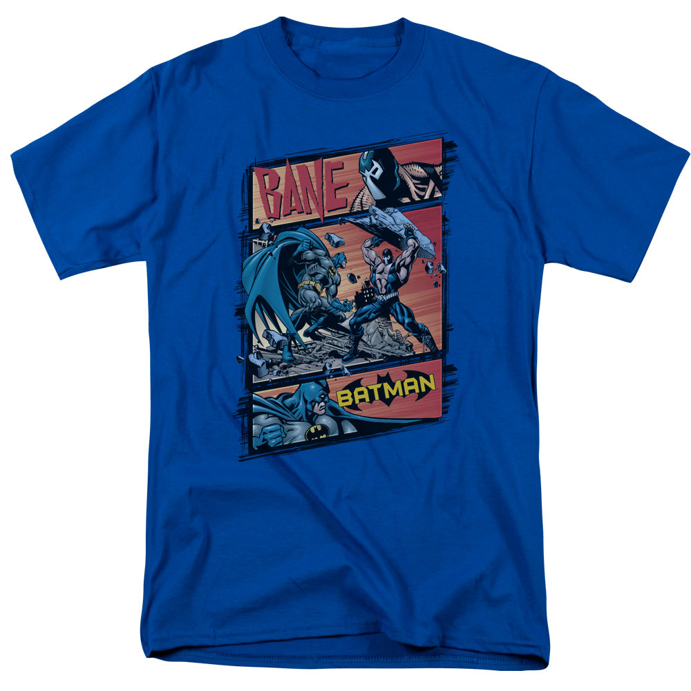 AN OFFCIALLY LICENSED BATMAN EPIC BATTLE MEN'S REGULAR FIT T-SHIRT ROYAL