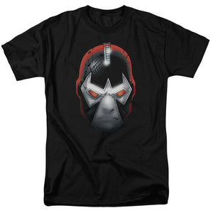 AN OFFCIALLY LICENSED BATMAN BANE HEAD MEN'S REGULAR FIT T-SHIRT BLACK