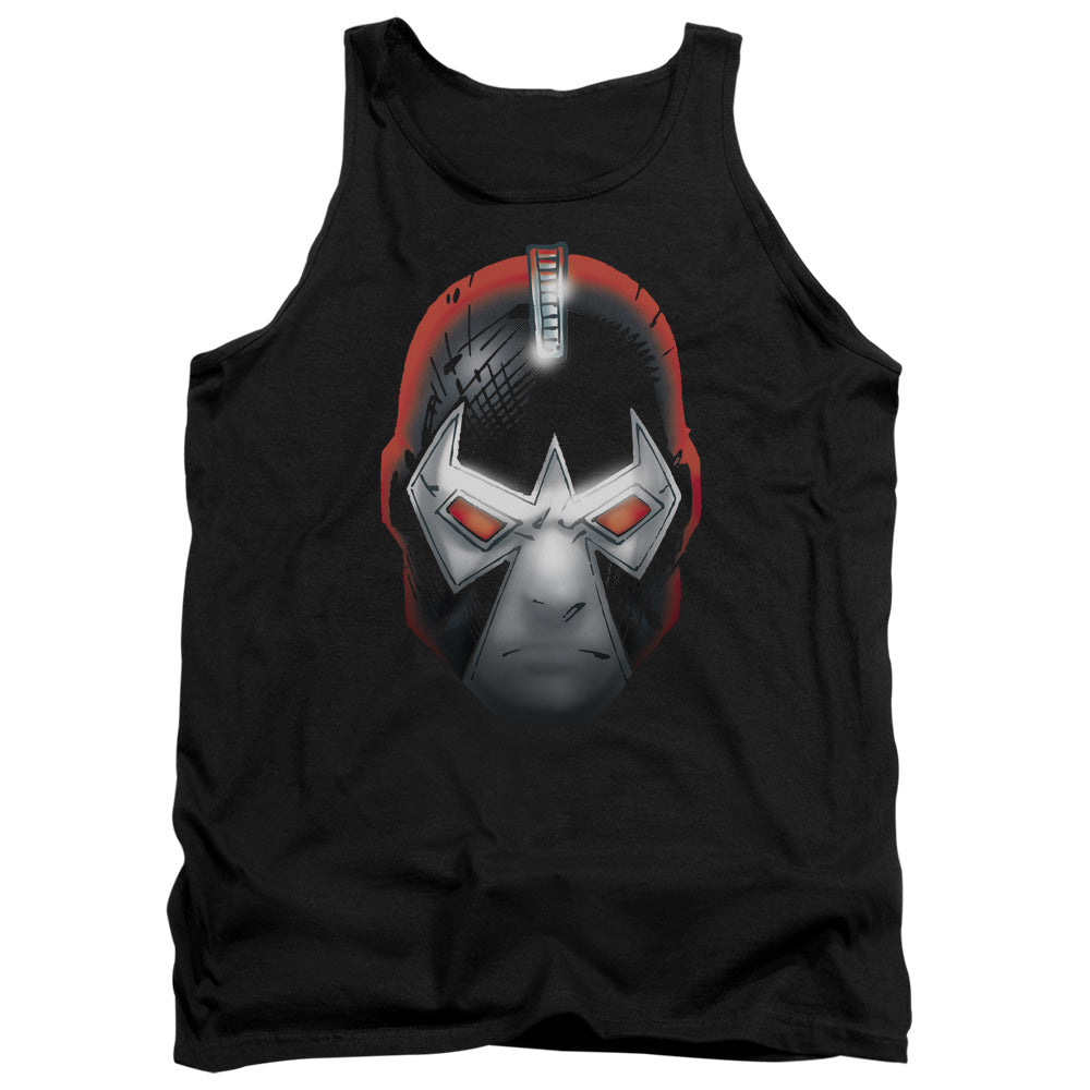AN OFFCIALLY LICENSED BATMAN BANE HEAD ADULT UNISEX TANK TOP BLACK