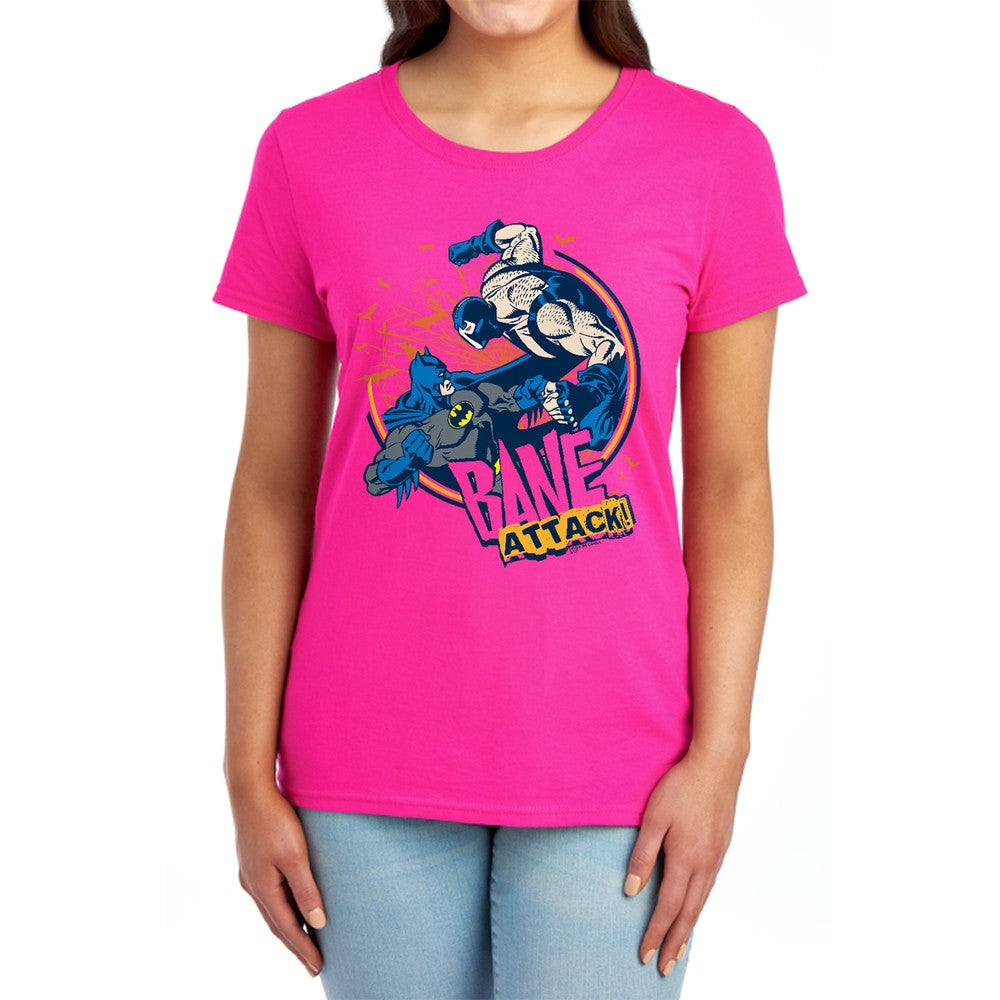 Batman Bane Attack! Licensed Women's T-Shirt Regular Fit LG