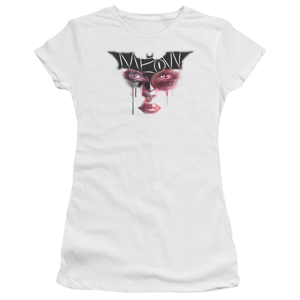 Dark Knight Rises Meow Licensed Women's T-Shirt Juniors LG