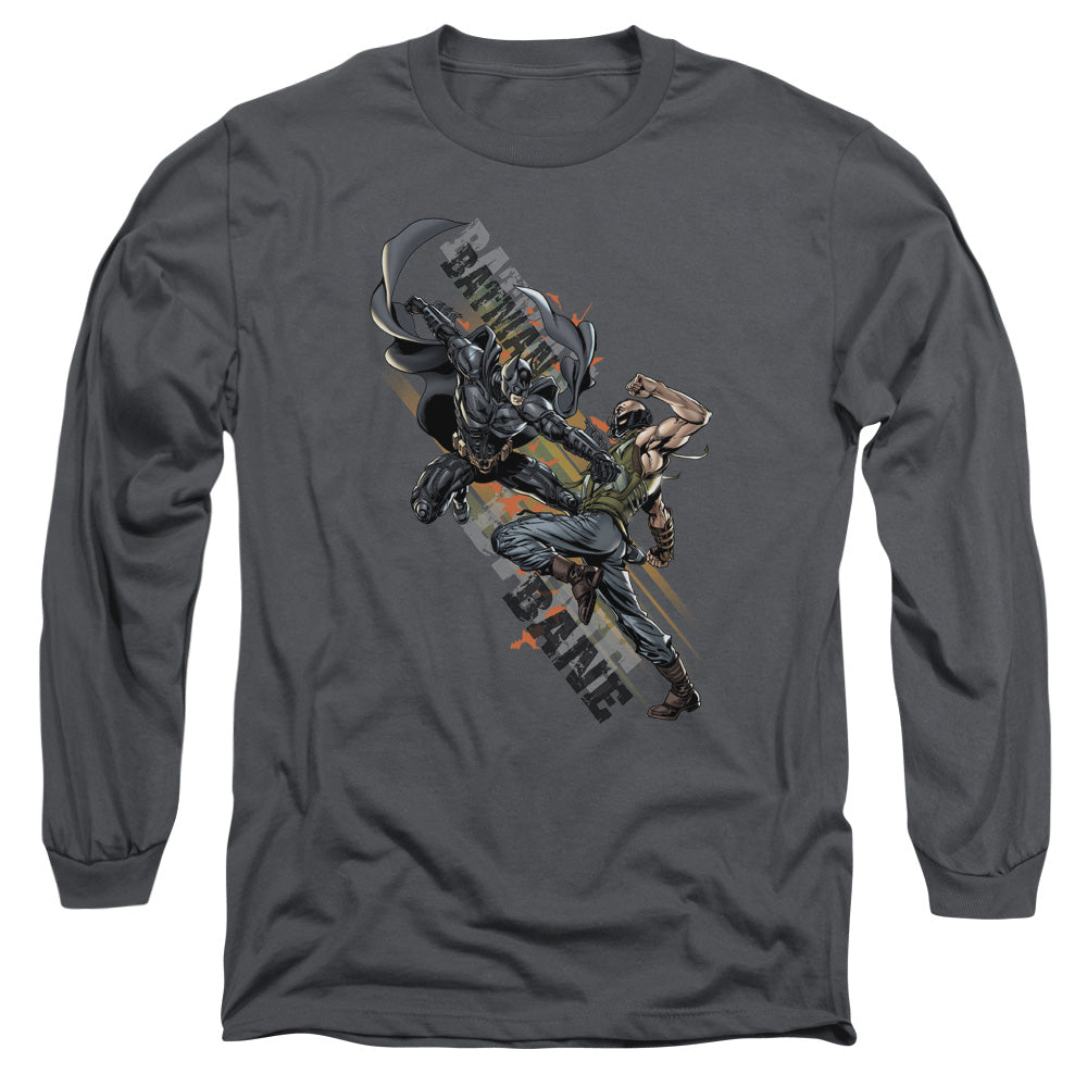 Dark Knight Rises Attack Licensed Adult Unisex Long Sleeve T-Shirt MD-LG