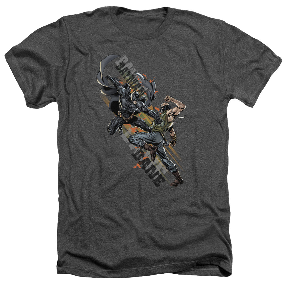 Dark Knight Rises Attack Licensed Adult Unisex T-Shirt Heather Tee LG