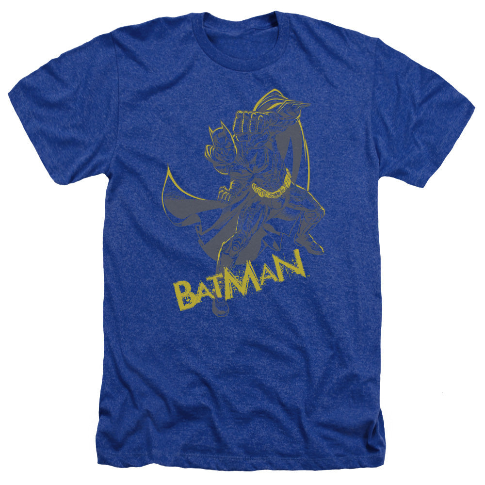 Dark Knight Rises Left Hook Licensed Adult Unisex T-Shirt Heather Tee LG