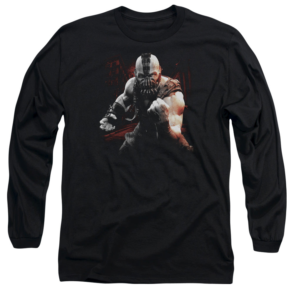 Dark Knight Rises Bane Battleground Licensed Adult Unisex Long Sleeve T-Shirt