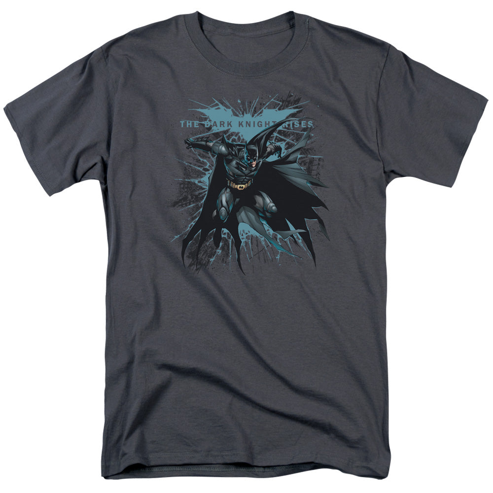 Dark Knight Rises Blue Crackle Licensed Adult Unisex T-Shirt Regular Fit Tee